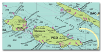 Voorbeeld Azoren Imray 