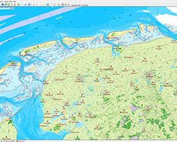 Vaarkaart Nederland 2015 Update - Noord - Kustfijn Waddenzee