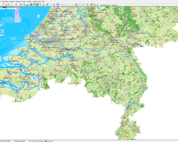 Vaarkaart Nederland 2015 Update - Routenetwerk Zuid