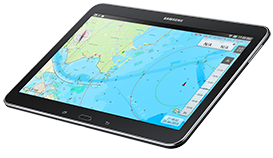 Tablet met WinGPS Marine