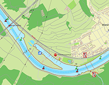 DKW Vaarkaart Zuidwest-Duitsland 2015