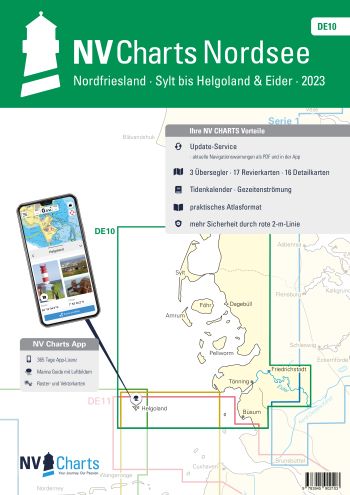 NV Atlas DE10: Nordfriesland (Sylt tot Helgoland & Eider)