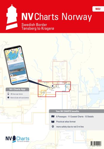 NV NO2: Norwegen Oslofjord Süd - Svenska Grensen bis Kragerø