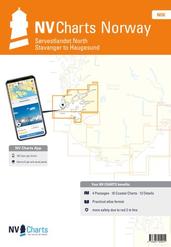 NV NO6: Noorwegen Sørvestlandet Noord - Stavanger tot Haugesund