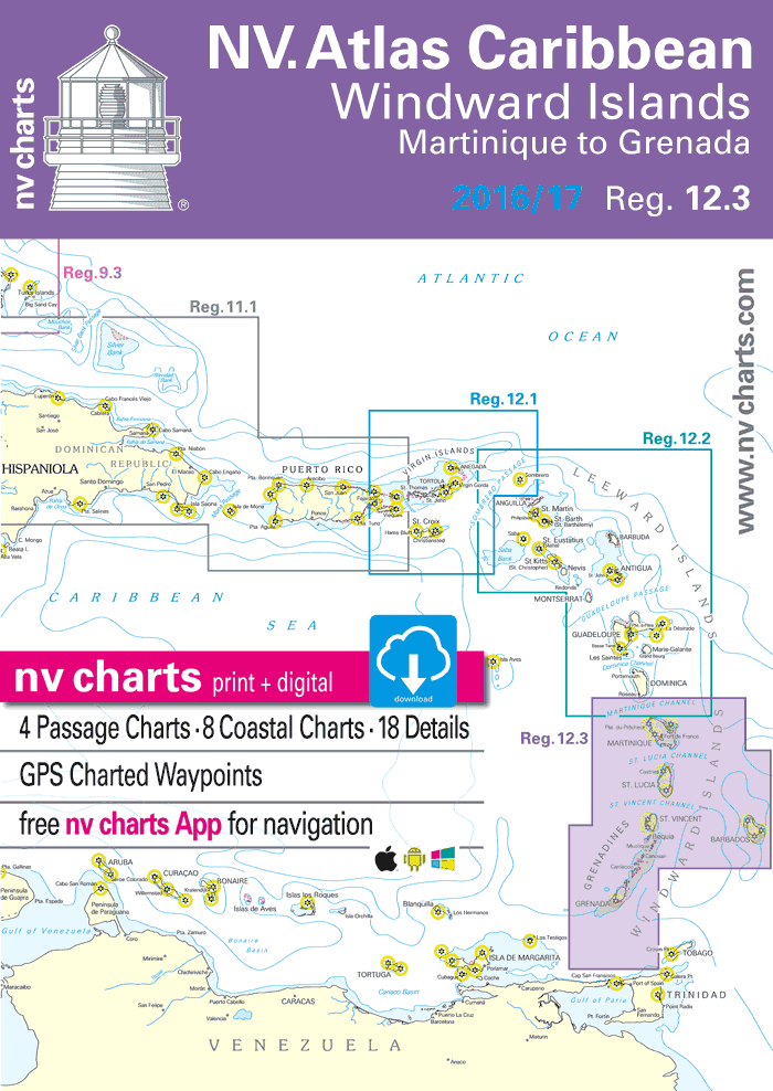 NV Reg12.3: Windward Eilanden, Martinique tot Grenada