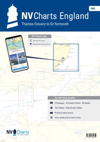 NV Atlas UK5: Thames Estuary tot Great Yarmouth